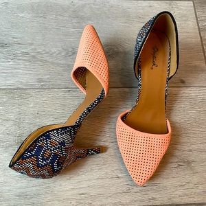 Neon mosaic shoe of your dreams